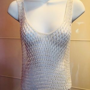 White knit top